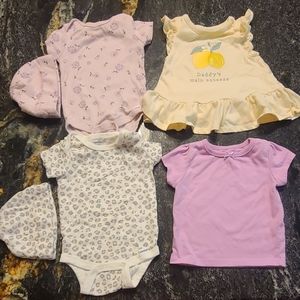 Tops and onesie sets
